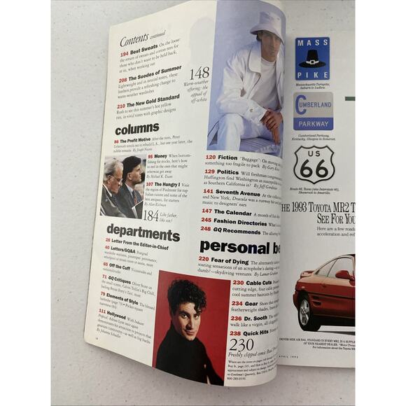 Vintage GQ Magazine April 1993 Prince Charles “Di-Lemma” Ads Mens Cologne - Picture 11 of 12